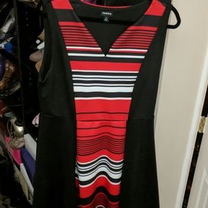 Rrd striped skater dress